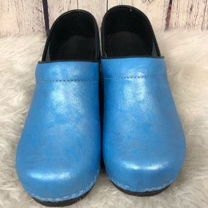 Sanita clogs nursing blue size 37. US 6.5